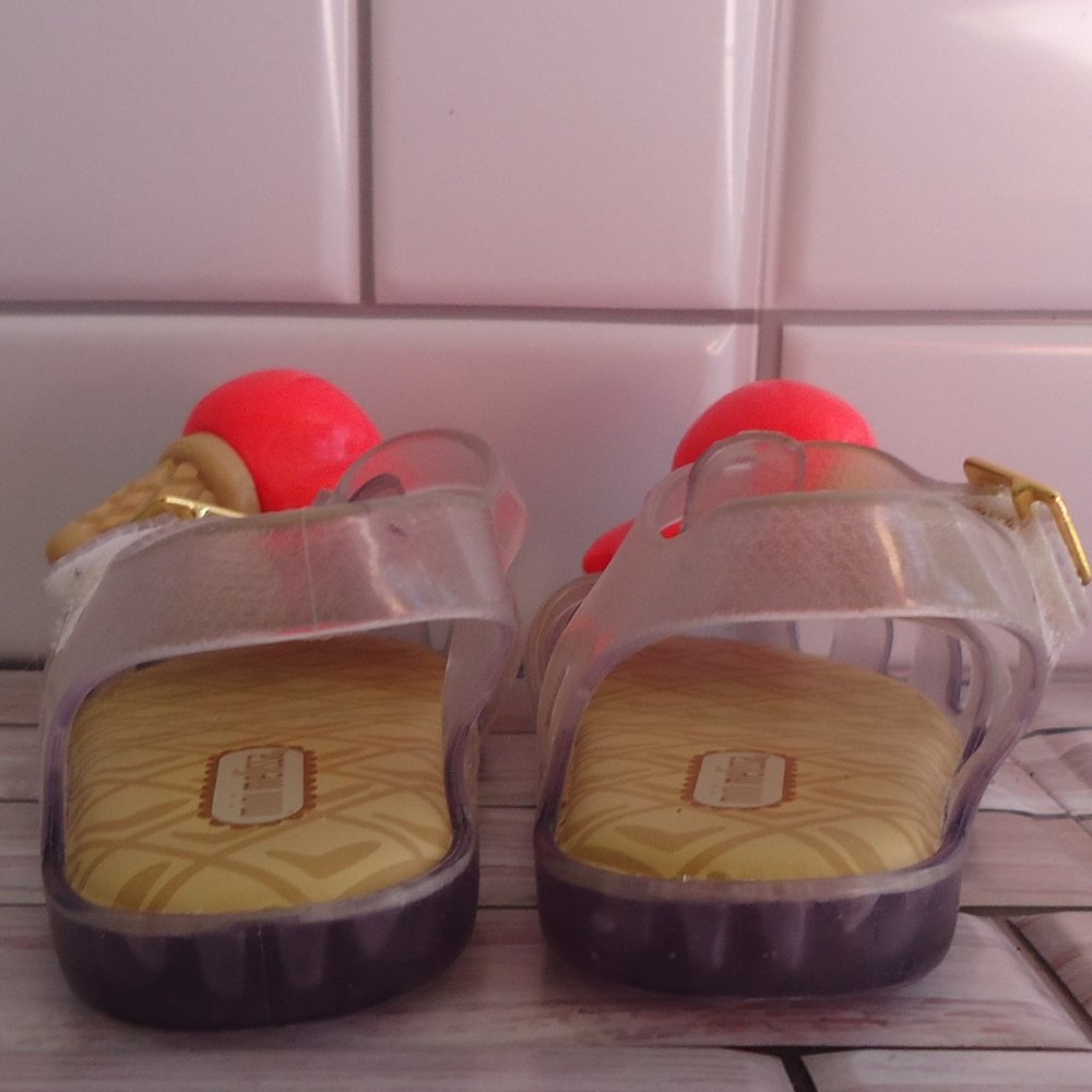 SIZE 3. Mini Melissa girl's jelly sandals. - Picture 5 of 16
